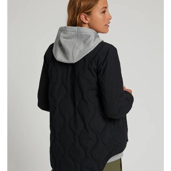 Burton Snowboarding Ski Kiley Insulator True Black Quilted Jacket Womens US L - Picture 16 of 16